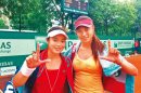 　▲詹詠然（左）與詹皓晴姊妹在深圳女網賽準決賽過關，打進冠軍戰。（資料照片/劉雪貞提供）