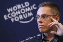 Finland's Minister of European Affairs and Foreign Trade Stubb attends WEF in Davos