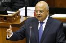 South Africa's Gordhan says economy may be bottoming out