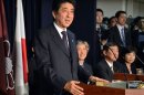 安倍晉三就任日本首相 .