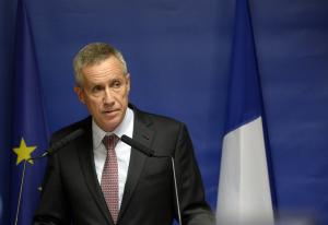 Paris chief prosecutor Francois Molins delivers a speech …