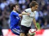 Chelsea's Mata challenges Tottenham Hotspur's Modric during their FA Cup semi-final soccer match at Wembley Stadium in London