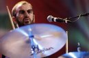 Musician Ringo Starr performs during his concert at the Ulysses Guimaraes Convention Center in Brasilia