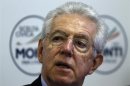 Il premier uscente Mario Monti