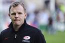 Saracens coach Mark McCall, pictured on January 12, 2013, said his Premiership leaders had received a "kick up the backside" after beating Harlequins 22-12 at Wembley