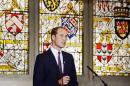 Britain's Prince William, Duke of Cambridge, delivers a speech to students on the topic of the illegal wildlife trade, and the urgent need to combat it, inside the Maughan Library at King's College London, in central London on October 19, 2015