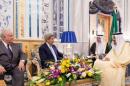 Saudi Arabia's King Salman meets U.S. Secretary of State John Kerry in Jeddah