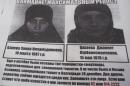 A photo of a police leaflet seen in a Sochi hotel on Tuesday, Jan. 21, 2014, depicting Dzhannet Tsakhayeva, right, and Zaira Aliyeva. Russian security officials are hunting down three potential female suicide bombers, one of whom is believed to be in Sochi, where the Winter Olympics will begin next month. Police leaflets seen by an Associated Press reporter at a central Sochi hotel on Tuesday contain warnings about three potential suicide bombers. The police leaflet reads: "Please remember those faces, terrorists may be among us now. If you happen to know anything about them please call 02....". (AP Photo/Natalya Vasilyeva)