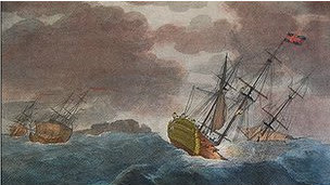جهود لانتشال حطام سفينة حربية عمرها نحو 300 عام من قاع البحر 120123033444_hms_victory_304x171_bbc_nocredit
