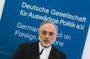Iran's Foreign Minister Salehi delivers speech at German Council on Foreign Relations in Berlin