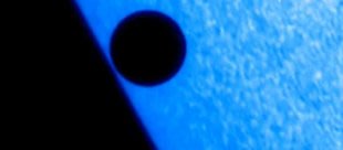 Mercurio en tr&#xe1;nsito solar (Foto: NASA)