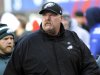 Philadelphia Eagles head coach Andy Reid walks on the field before an NFL football game against the New York Giants, Sunday, Dec. 30, 2012, in East Rutherford, N.J. (AP Photo/Bill Kostroun)