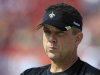 FILE - This Oct. 16, 2011 file photo shows New Orleans Saints head coach Sean Payton watching his team warm up for an NFL game against the Tampa Bay Buccaneers, in Tampa, Fla. NFL Commissioner Roger Goodell has rejected the appeals of coach Sean Payton and other New Orleans Saints officials stemming from the league's probe into the club's bounty system. After hearing from Payton, general manager Mickey Loomis and assistant head coach Joe Vitt last week, Goodell decided Monday, April 9, 2012,  to uphold his initial sanctions, which include Payton's suspension for the entire 2012 season. (AP Photo/Chris O'Meara, File)