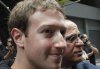 Facebook Inc. CEO Mark Zuckerberg departs New York City's Sheraton Hotel