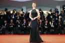 Actress Mia Wasikowska poses during a red carpet at the 70th Venice Film Festival in Venice