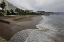 Hotels pictured after tourists were evacuated as Hurricane Patricia approaches the Pacific beach resort of Puerto Vallarta, Mexico