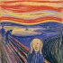 FILE - This undated photo provided by Sotheby's shows "The Scream" by Norwegian painter Edvard Munch. The work, which dates from 1895 and is one of four versions of the composition, will lead Sotheby's Impressionist & Modern Art Evening Sale in New York on May 2, 2012. (AP Photo/Sotheby's, File)