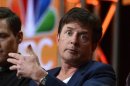 Michael J. Fox participates in a panel for "The Michael J. Fox Show" during the NBC sessions at the Television Critics Association summer press tour in Beverly Hills, California