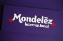 Logo of Mondelez International is pictured at the company's building in Zurich
