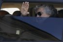 Beppe Grillo oggi al suo arrivo al Quirinale