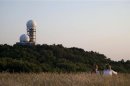Antennas of the former NSA listening station are seen at the Teufelsberg hill in Berlin