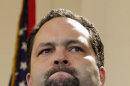 File-This March 15, 2013 file photo shows NAACP President Ben Jealous speaking at a news conference in Annapolis, Md. Jealous, the president and CEO of the National Association for the Advancement of Colored People, says he plans to step down by the end of the year. Jealous announced his plans to resign on Sunday Sept. 8, 2013. He says he plans to pursue teaching at a university and spending time with his young family. (AP Photo/Patrick Semansky, File)