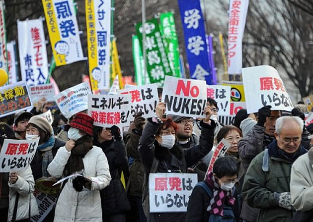 Protesto no Japão