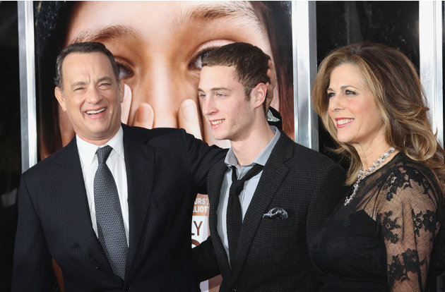 Extremely Loud and Incredibly Close 2011 NY Premiere Tom Hanks Chester Hanks Rita Wilson