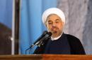 Iran's President Hassan Rouhani delivers a speech in Tehran, on June 3, 2014
