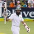 South Africa's Amla celebrates scoring a half century on day one of the second cricket test match against New Zealand in Port Elizabeth