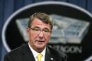 FILE - In this Aug. 20, 2015, file photo, Defense Secretary Ash Carter speaks during a news conference at the Pentagon. Carter has reminded the Pentagon's senior intelligence corps that they are expected to give him their unvarnished views, amid allegations that the military command overseeing the war against the Islamic State distorted or altered intelligence assessments to exaggerate progress against the military group, officials said Sept. 10. (AP Photo/Manuel Balce Ceneta, File)