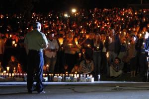 People take part in candle light vigil following a&nbsp;&hellip;
