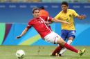 Football - Men's First Round - Group A Denmark v Brazil