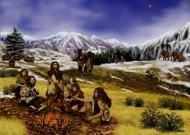 Los neandertales usan el fuego de forma habitual. Ilustración: JPL/NASA.