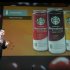Starbucks president of Channel Development, Jeff Hansberry, talks to shareholders during its Annual Meeting of Shareholders