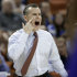 Florida coach Billy Donovan talks to his players during the first half of a second-round game against Northwestern State in the NCAA men's college basketball tournament Friday, March 22, 2013, in Austin, Texas.  (AP Photo/Eric Gay)