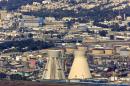 A picture shows a Haifa's petrochemical area in northern Israel