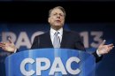 National Rifle Association CEO LaPierre speaks at CPAC in National Harbor, Maryland