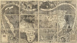 Mapa waldseemuller al completo -1507 (Biblioteca del Congreso)