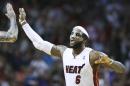 LeBron impone récord del Heat, con 61 puntos