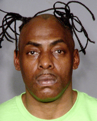 This image provided by the Las Vegas Police Department shows the rapper Coolio, was arrested Friday March 9, 2012, in Las Vegas on a warrant charging him with failure to appear in a local court on a traffic ticket almost two years ago.(AP Photo/LVMPD)