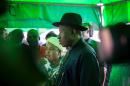 Incumbent Nigerian president Goodluck Jonathan arrives to cast his ballot during presidential elections at a polling station in Otuoke on March 28, 2015