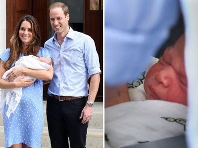 Penampilan pertama bayi William & Kate