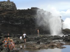 Tourist presumed dead after sucked into blowhole