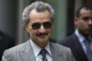 Prince Alwaleed bin Talal leaves the High Court in London