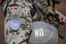 A German soldier from the UN contingent MINUSMA stands during a visit of German Defence Minister von der Leyen to Camp Castor in Gao
