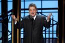 Comedian Patton Oswalt speaks during the second annual 2012 Comedy Awards in New York City