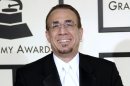 FILE - In this Feb. 10, 2008 file photo, jazz musician Bobby Sanabria arrives at the 50th Annual Grammy Awards in Los Angeles. A lawsuit filed against the Recording Academy over its decision to trim the Grammy categories from 109 to 78 has been dismissed by a judge. The motion last week by New York State Supreme Court Justice Jeffrey Oing granted the academy's motion to reject a lawsuit brought by Grammy-nominated jazz musician Bobby Sanabria and three others. Sanabria had been the loudest opponent of the academy's decision last year to reduce its categories and fold some genres into larger fields. (AP Photo/Chris Pizzello, file)