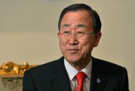 UN chief Ban Ki-moon, pictured here on November 21, 2012, on Tuesday demanded that Fiji's military rulers restore "legitimate" government and adopt a democratic constitution