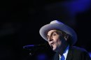 File photo of singer James Taylor performing during the final session of the Democratic National Convention in Charlotte